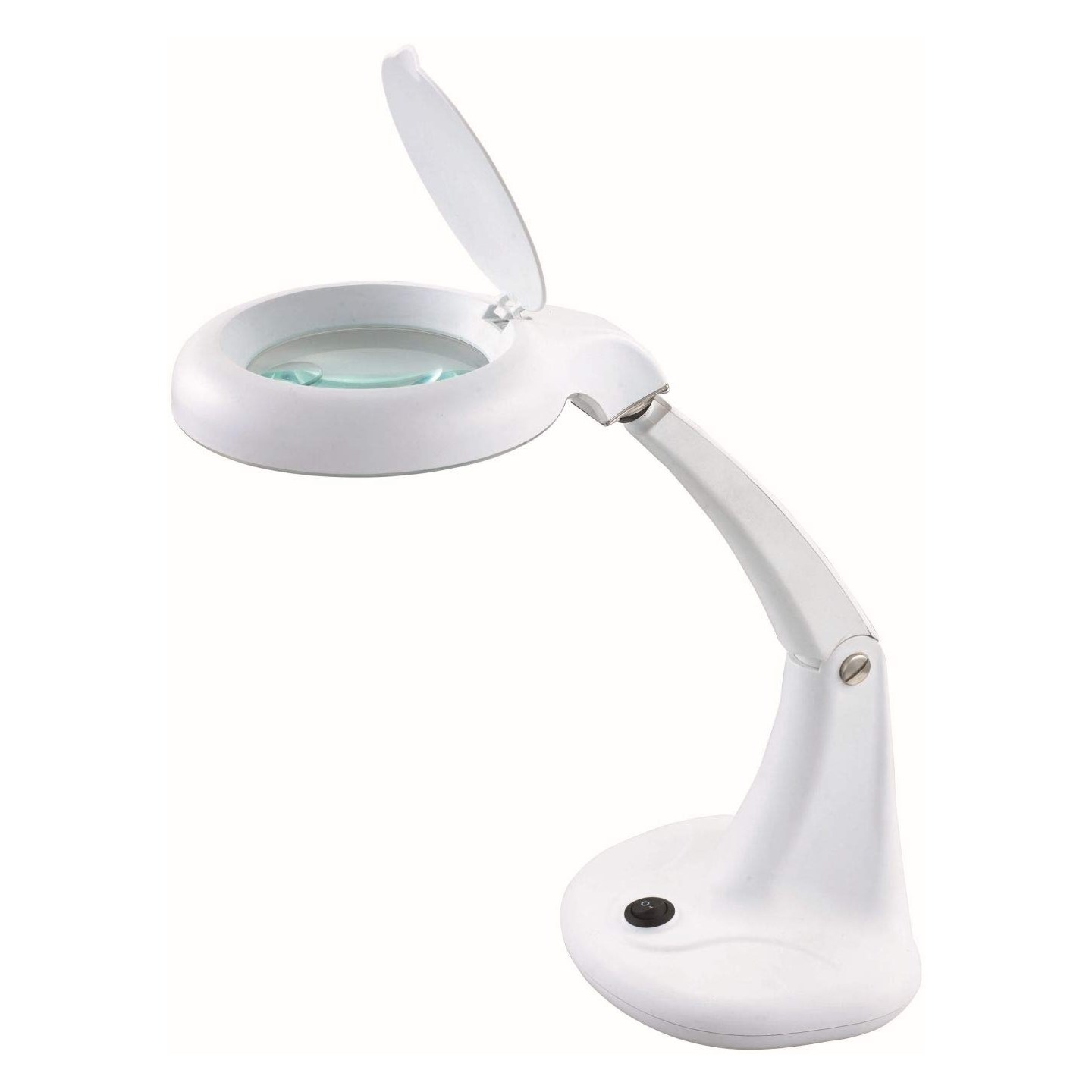 Unilux LED Lampe med forstørrelsesglass Proff lampe for miniatyr- og hobbyarbeid