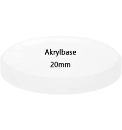 Akrylbaser Rund 20mm (15 stk)