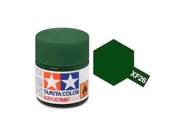 Akrylmaling MINI XF-26 Deep Green Tamiya 81726 - 10 ml