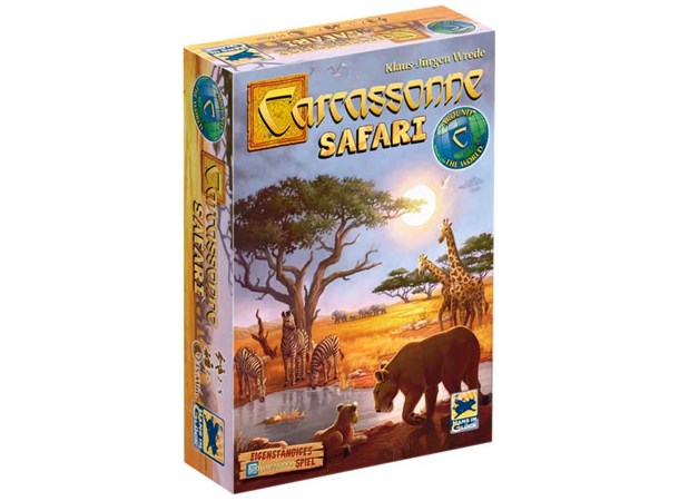 Carcassonne Safari Brettspill - Norsk Frittstående spill i Carcassonne-serien