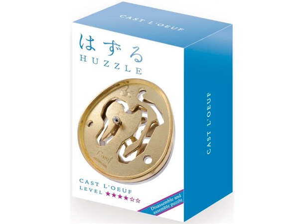 Cast Puzzle 4/6 LOeuf Hjernetrim metall Vanskelighetsgrad 4/6 