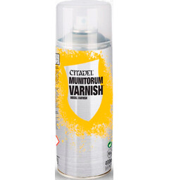 Citadel Spray Munitorum Varnish Klarlack - Semi matt/Satin finish