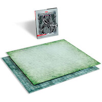 D&D Adventure Grid 63cm x 59cm Vikbar spelyta med 2 sidor