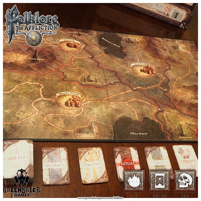 Folklore The Affliction Brettspill Second Edition Gamezone.no