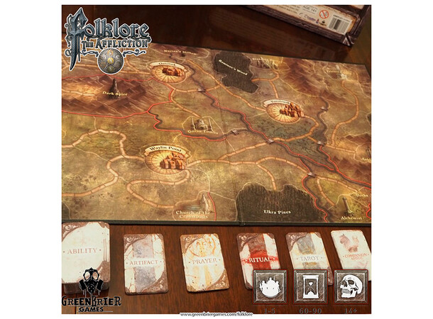 Folklore The Affliction Brädspel Second Edition 
