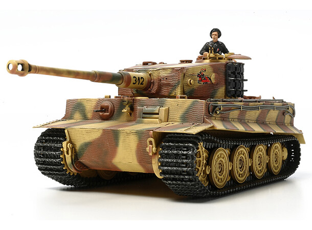 German Tiger I Late Production Tamiya 1:48 Byggesett 