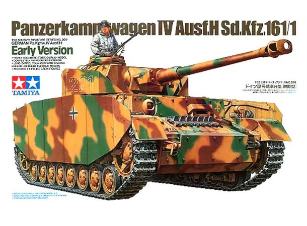 Panzerkampfwagen IV Ausf.H Sd.Kfz.161/1 Tamiya 1:35 Byggesett