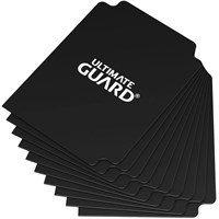 Plast Card Dividers Svart 10 stk 10 kort-delere til Deck Boxer og Cases