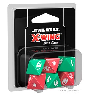 Star Wars X-Wing Dice Pack Ekstra terningsett til X-Wing Second Ed 