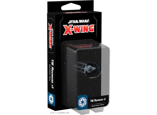 Star Wars X-Wing TIE Advanced x1 Exp Utvidelse til Star Wars X-Wing 2nd Ed