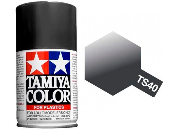 Tamiya Airspray TS-40 Metallic Black Tamiya 85040 - 100ml