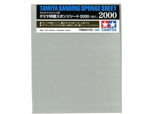 Tamiya Sanding Sponge  - 2000 Pussesvamp P2000