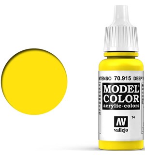 Vallejo Akryl Model Color Deep Yellow Tilsvarer Tamiya X-8 
