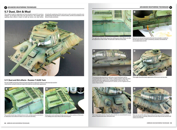 Vallejo Bok Airbrush & Weathering Tech Tips, Tricks and Techniques til Airbrush