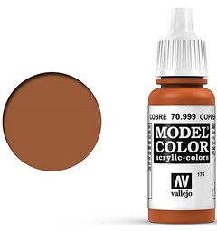Vallejo Model Color Copper Metallic 17ml Tilsvarer XF-6