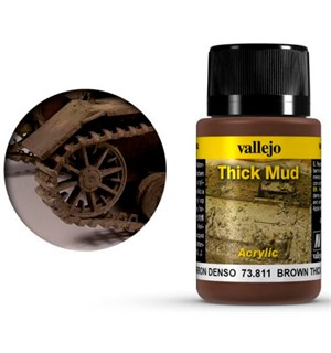Vallejo Mud Thick Mud Brown - 40ml 