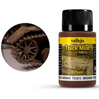 Vallejo Mud Thick Mud Brown - 40ml 