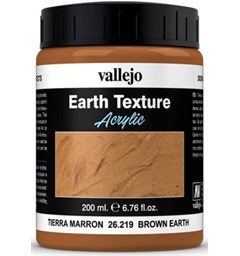 Vallejo Texture Brown Earth 200ml Earth Texture Acrylic