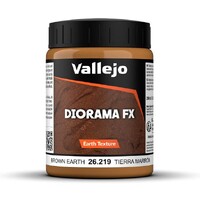 Vallejo Texture Brown Earth 200ml Earth Texture Acrylic