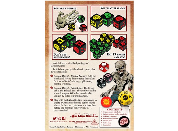 Zombie Dice Horde Edition Terningspill