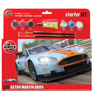 Aston Martin DBR9 Starter Set 15cm Airfix 1:32 Byggesett 