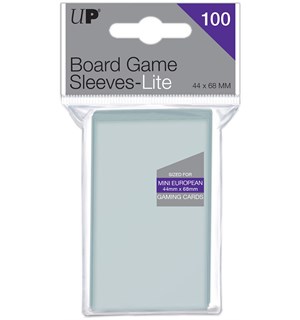 Brettspill Kortbeskyttere x100 44x68mm Lite Mini European Board Game Sleeves 