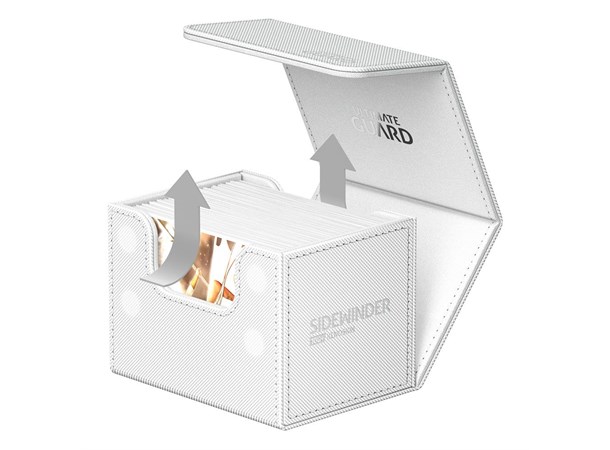 CardBox Sidewinder Monocolor 100+ Hvit Ultimate Guard XenoSkin