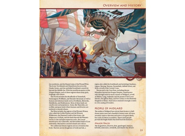 D&D 5E Suppl. Midgard Worldbook Uoffisielt Supplement - Kobold Press 