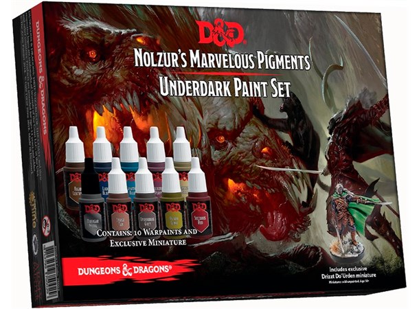 D&D Army Painter Underdark Paint Set 10 malinger Nolzur's Marvelous Pigments