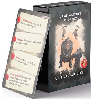 D&D Critical Fail Deck Dungeons & Dragons - 52 kort 