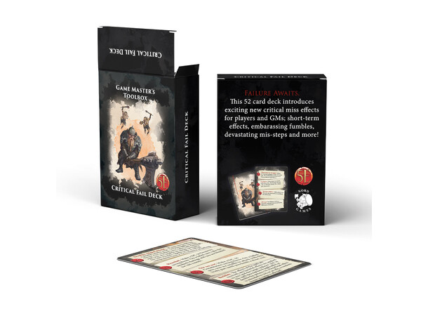 D&D Critical Fail Deck Dungeons & Dragons - 52 kort 