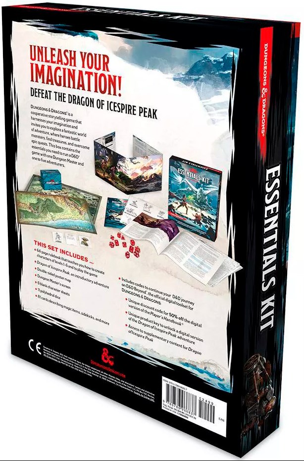 D&D Essentials Kit Dungeons & Dragons Gamezone.no