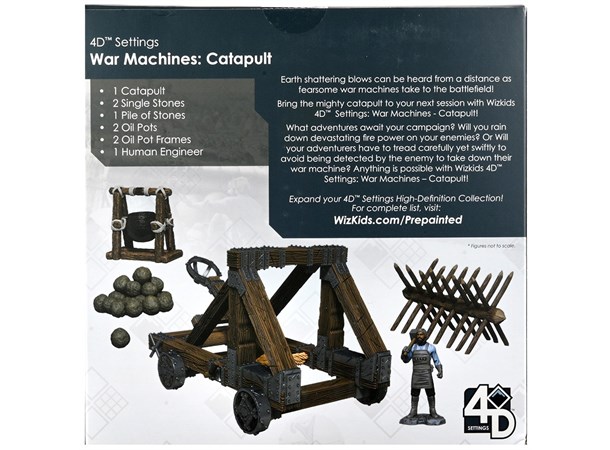 D&D Figur 4D Setting Catapult Dungeons & Dragons War Machines