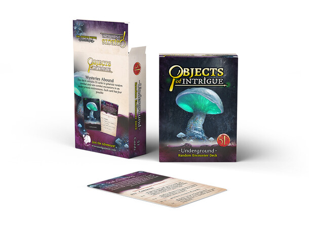 D&D Objects of Intrigue Underground Deck Dungeons & Dragons - Random Encounters 