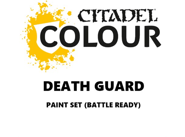 Death Guard Paint Set Battle Ready Paint Set for din hær