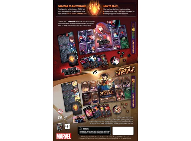 Dice Throne Marvel 2 Hero Box 2 Black Widow / Doctor Strange 