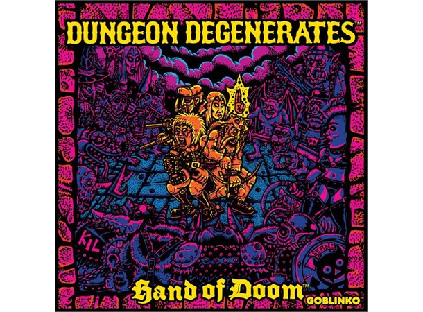 Dungeon Degenerates Brettspill Hand of Doom - Grunnspill