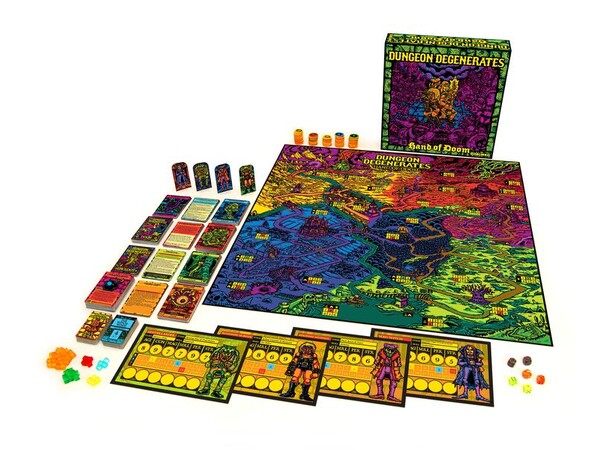 Dungeon Degenerates Brädspel Hand of Doom - Grunnspill