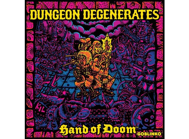 Dungeon Degenerates Brädspel Hand of Doom - Grunnspill