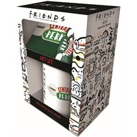 Friends Central Perk Gift Set Kopp + Coaster + Nøkkelring
