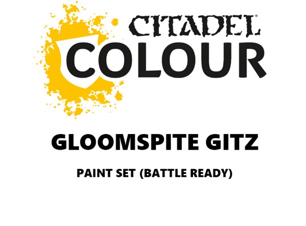 Gloomspite Gitz Paint Set Battle Ready Paint Set for din hær