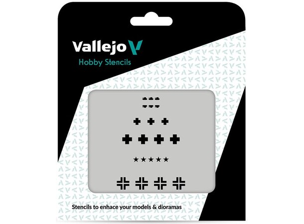 Hobby Stencils German WWII Tank Marking Vallejo 