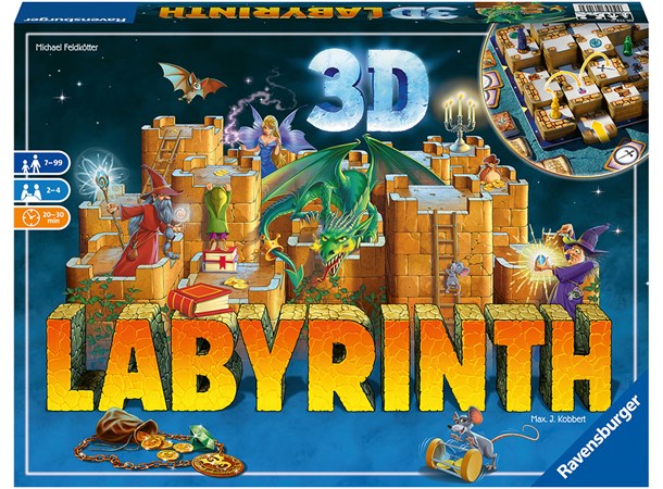 Labyrinth 3D Brettspill Norsk utgave