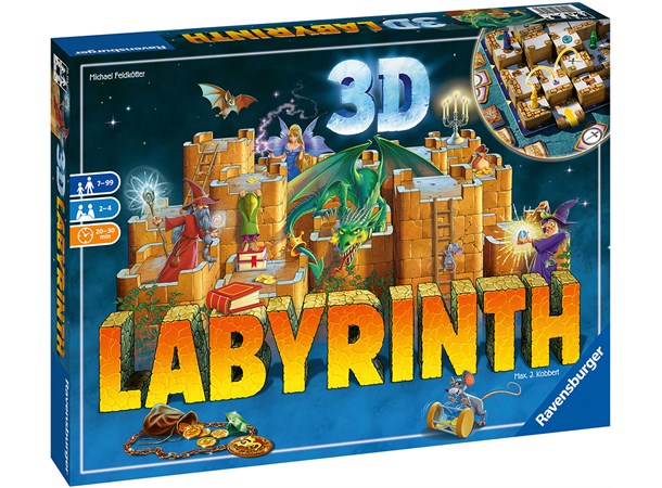 Labyrinth 3D Brettspill Norsk utgave