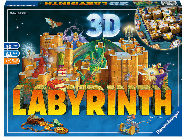 Labyrinth 3D Brädspel Svensk utgåva 