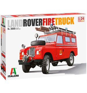 Land Rover Fire Truck Italeri 1:24 Byggesett 