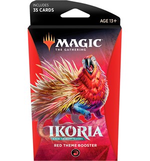 Magic Ikoria Theme Booster Red Lair of Behemoths - 35 røde kort 
