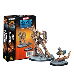Marvel Crisis Protocol Rocket/Groot Exp Utvidelse til Marvel Crisis Protocol