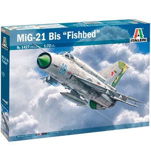 MiG-21 Bis Fishbed Italeri 1:72 Byggesett 