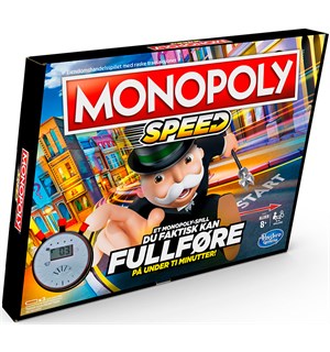 Monopoly Speed Brettspill Norsk utgave 